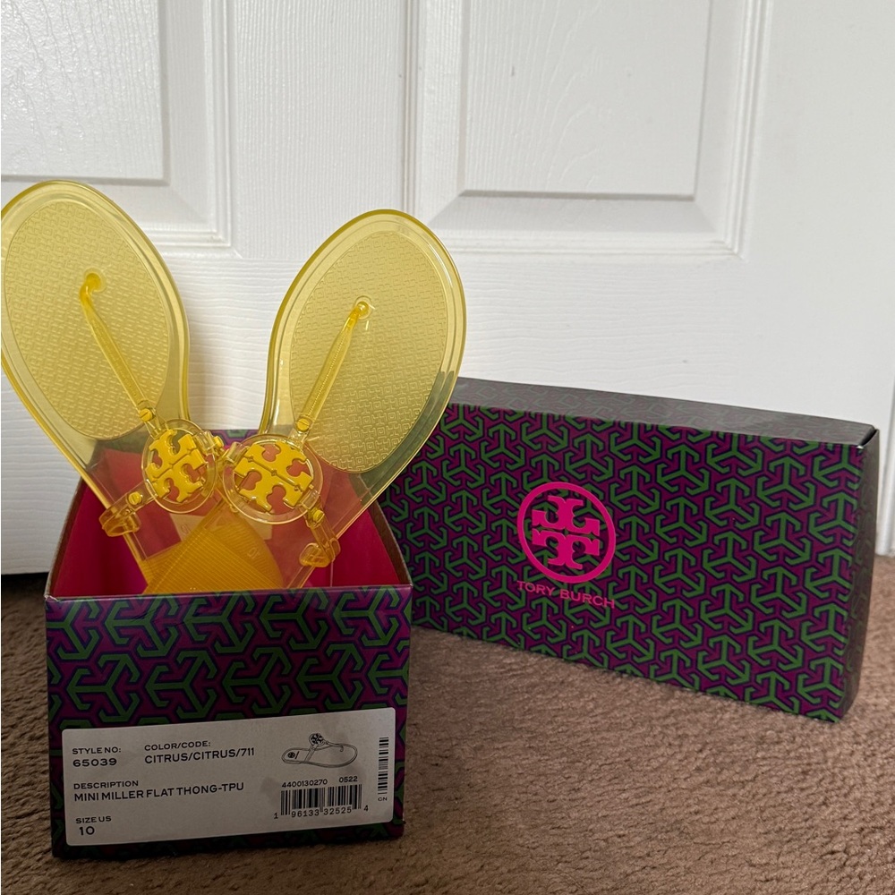 Tory Burch Citrus Flat Thong Sandals🍋